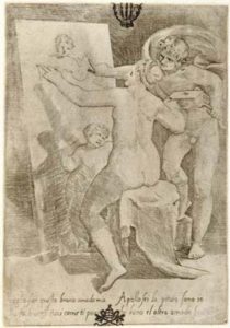 Apollo e la Pittura (dalla serie: Amorosi diletti degli Dei)